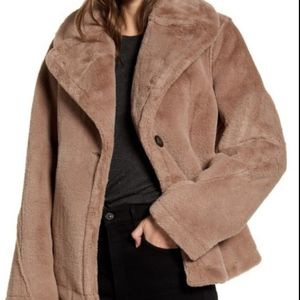 Avec Les Filles New Bounded Faux Fur Jacket